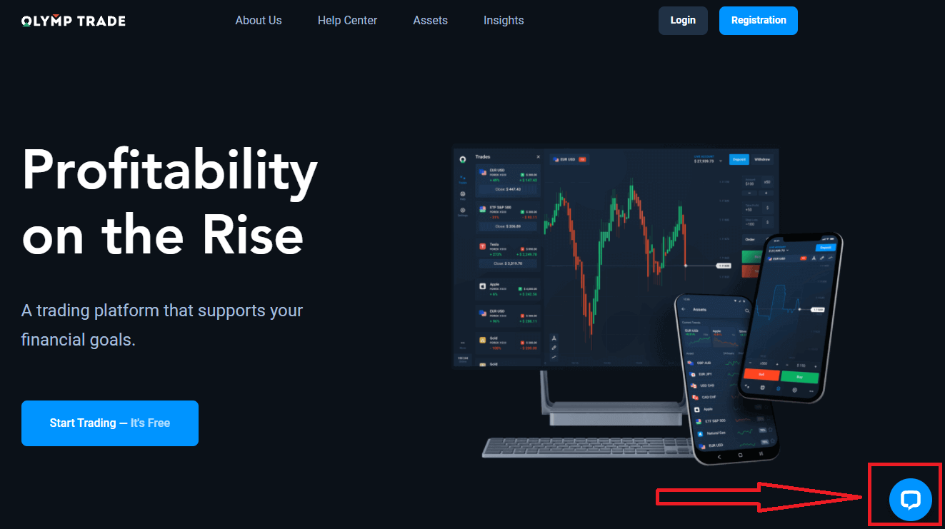 Kaip susisiekti su „Olymptrade“ palaikymo tarnyba