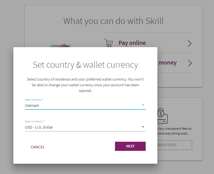 Како да депонирате и повлечете пари од Olymptrade со е-паричник Skrill