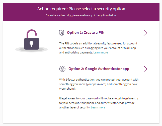 Како да депонирате и повлечете пари од Olymptrade со е-паричник Skrill
