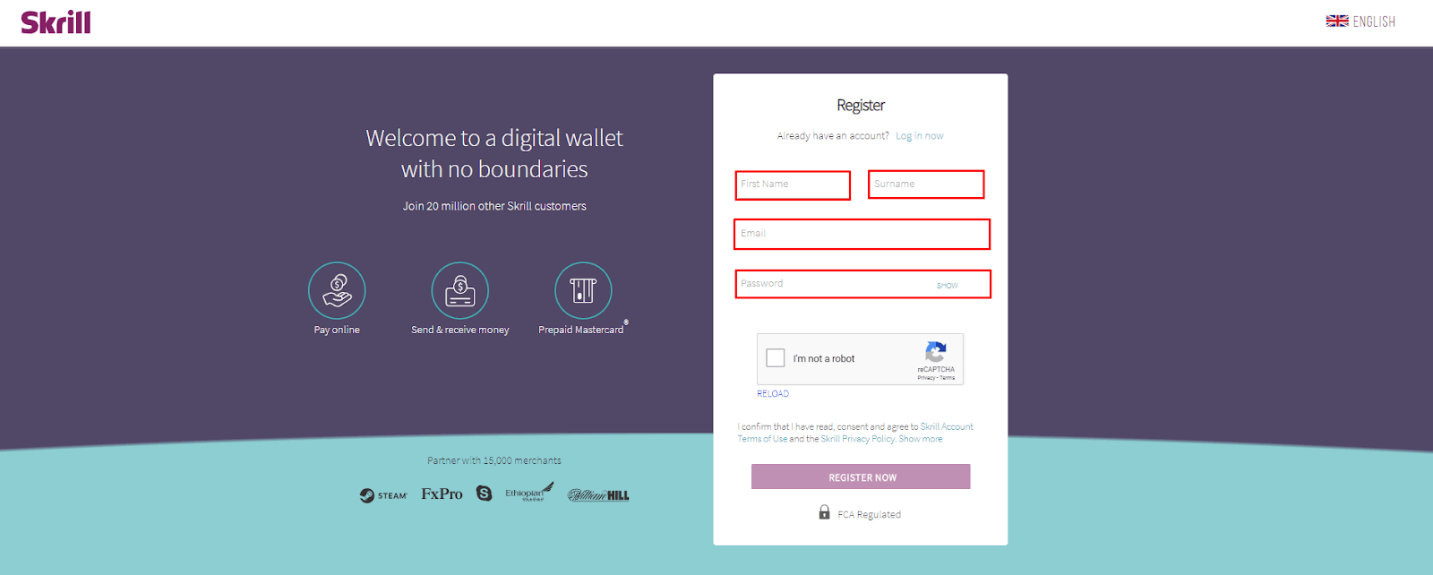 Како да депонирате и повлечете пари од Olymptrade со е-паричник Skrill