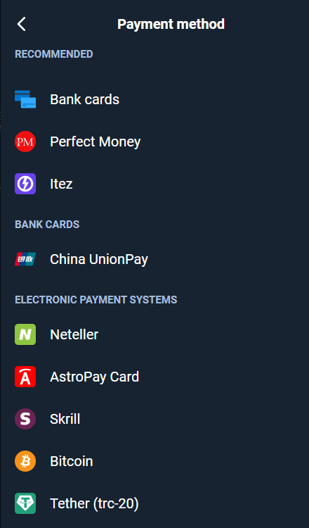 Cara Deposit Wang dalam Olymptrade melalui Kad Bank (Visa, Mastercard, JCB, Discover Card) Cara Deposit Wang dalam Olymptrade melalui Kad Bank (Visa, Mastercard, JCB, Discover Card)