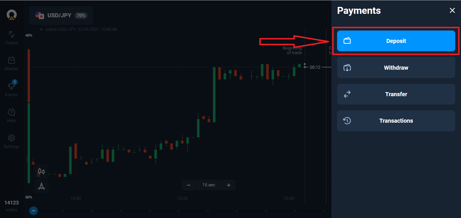 Como depositar dinheiro na Olymptrade via criptografia (Bitcoin, ETH, USDT, Lunu Crypto Pay) Como depositar dinheiro na Olymptrade via criptografia (Bitcoin, ETH, USDT, Lunu Crypto Pay)