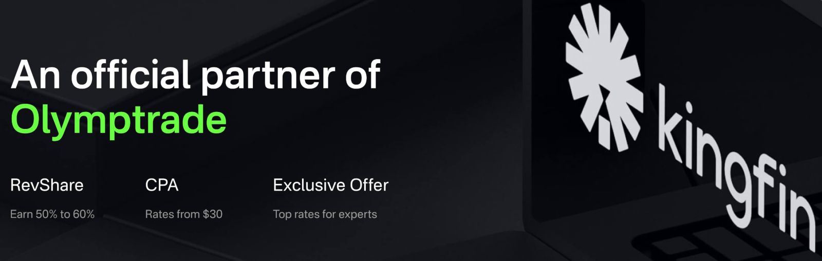 අනුබද්ධ වැඩසටහනට සම්බන්ධ වී Olymptrade හි හවුල්කරුවෙකු වන්නේ කෙසේද