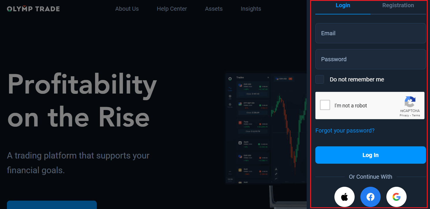 How to Login and Deposit Money in Olymptrade