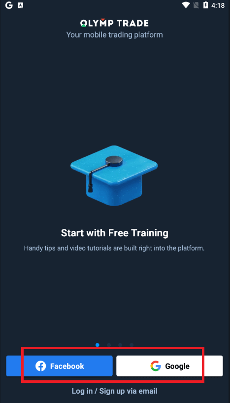 How to Login and Deposit Money in Olymptrade