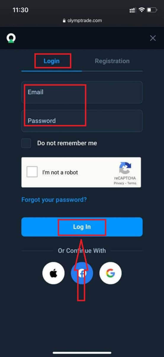 Paano Mag-login at magsimula ng Trading sa Olymptrade Paano Mag-login at magsimula ng Trading sa Olymptrade