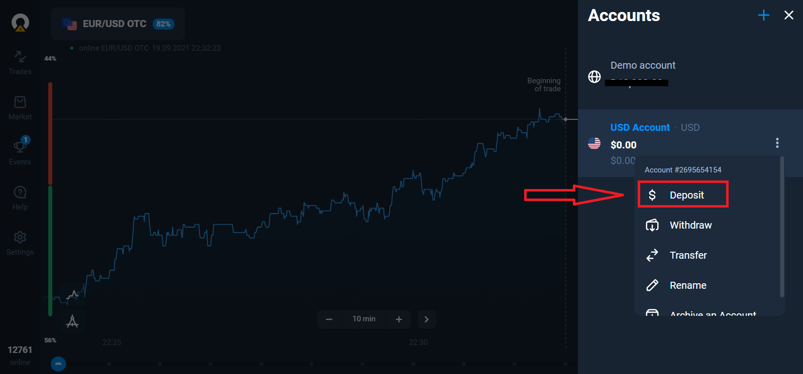Cum să deschideți un cont de tranzacționare în Olymptrade