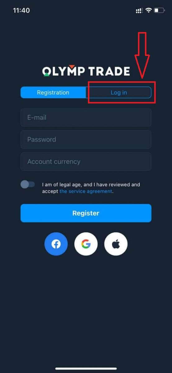 Hoe om rekening oop te maak en by Olymp Trade aan te meld Hoe om rekening oop te maak en by Olymp Trade aan te meld