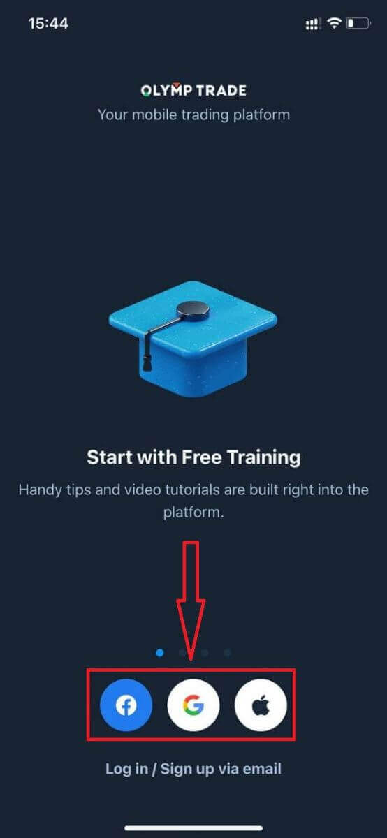 如何登录 Olymptrade 并提款