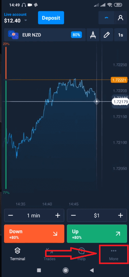 如何登录 Olymptrade 并提款