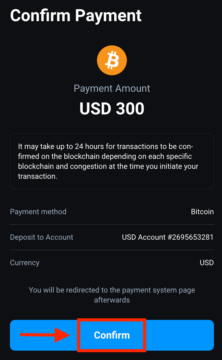 Депозит Olymptrade через Crypto: Bitcoin, ETH, USDT, Lunu