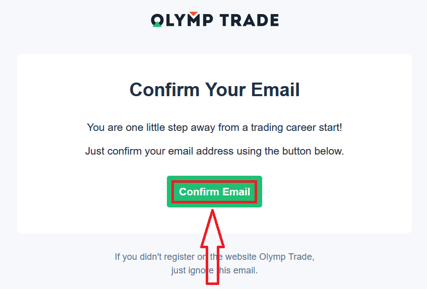 Comment ouvrir un compte et déposer de l'argent sur Olymp Trade